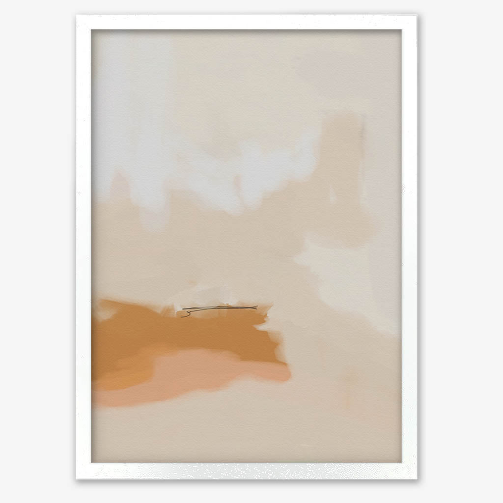 Peach Haze Framed Art-framed-Wall Art Print-Abstract House