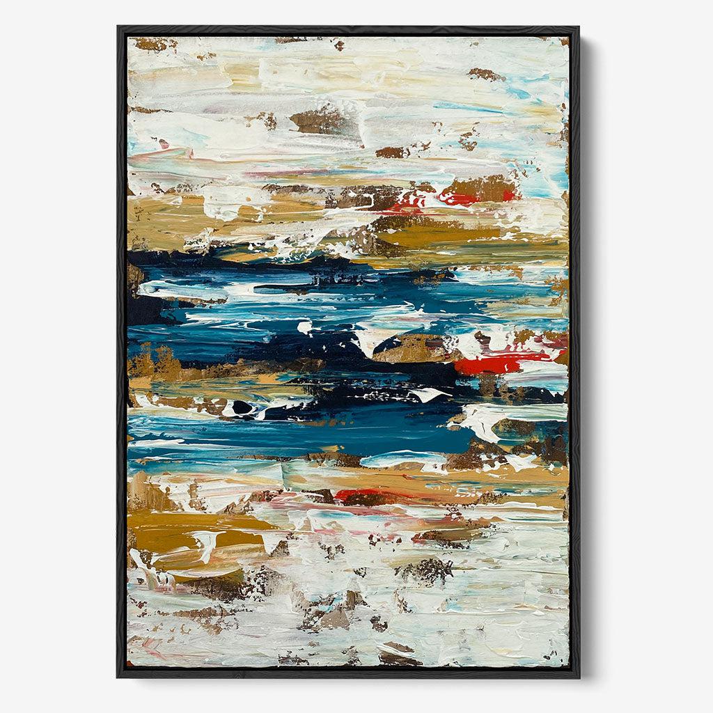 Moving Forward Original Painting - - Abstract House