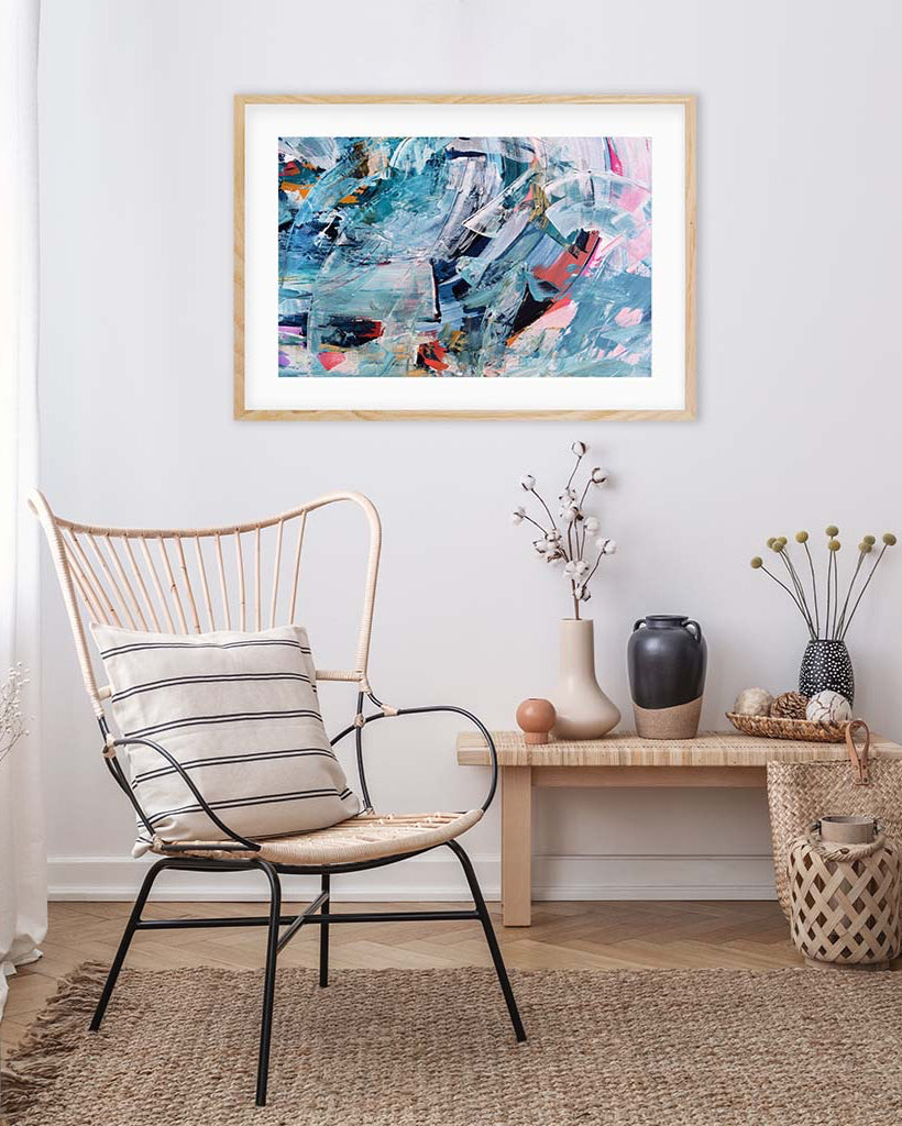 Abstract 173 Framed Art-framed-Wall Art Print-Abstract House