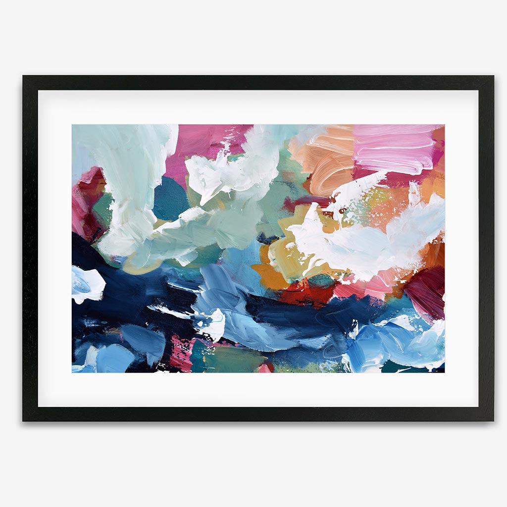 Abstract 320 Art Print - Black Frame - Abstract House