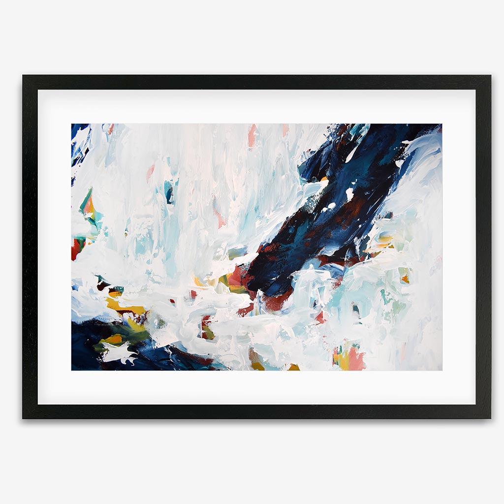 Abstract 428 Art Print - Black Frame - Abstract House