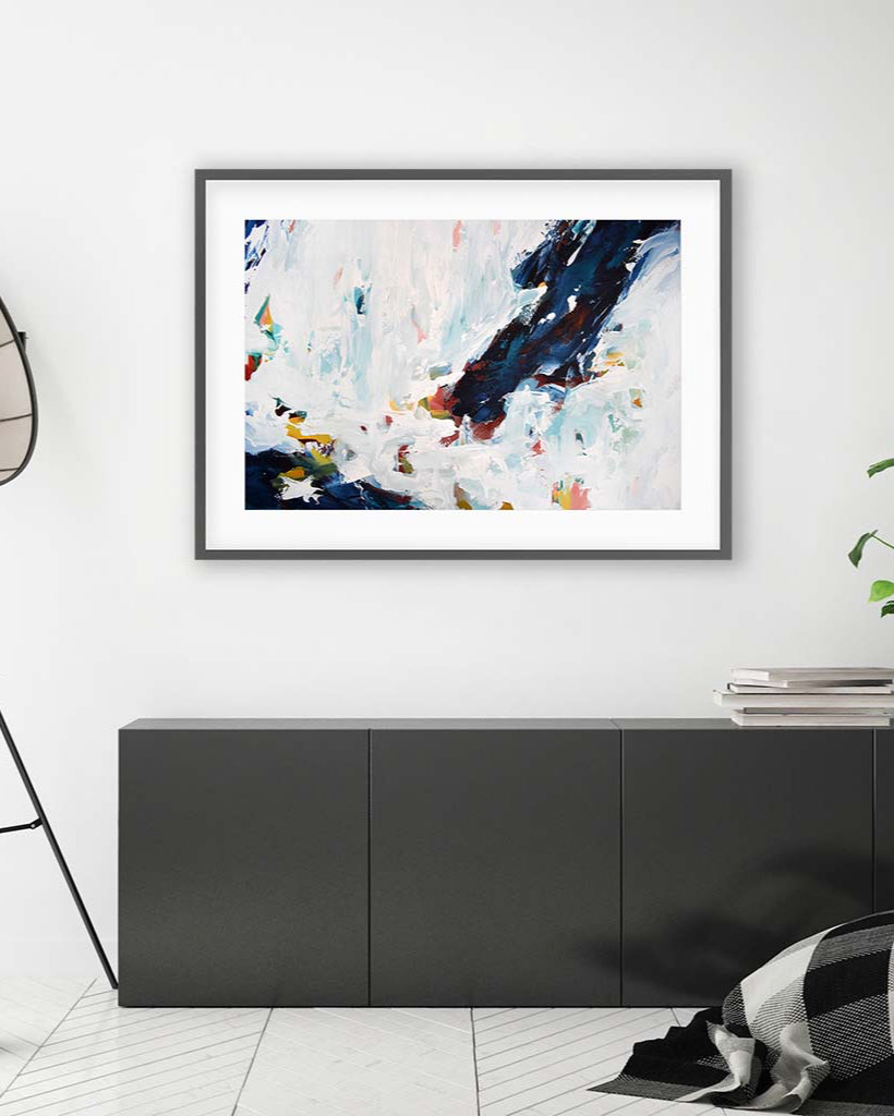 Abstract 428 Framed Art-framed-Wall Art Print-Abstract House
