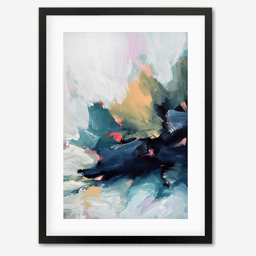Abstract 467 Art Print - Black Frame - Abstract House