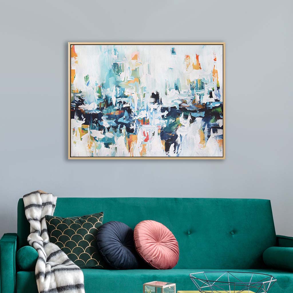 Abstract 153 Canvas Print-framed-Canvas Prints-Abstract House