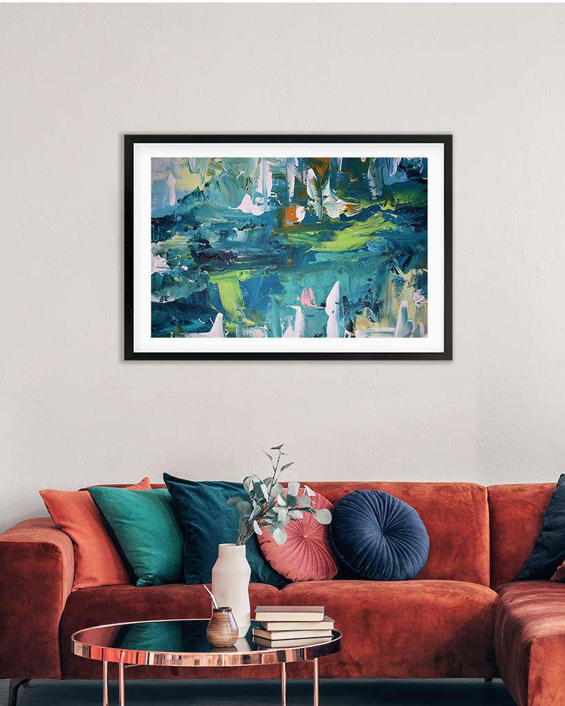 Abstract 168 Framed Art-framed-Wall Art Print-Abstract House