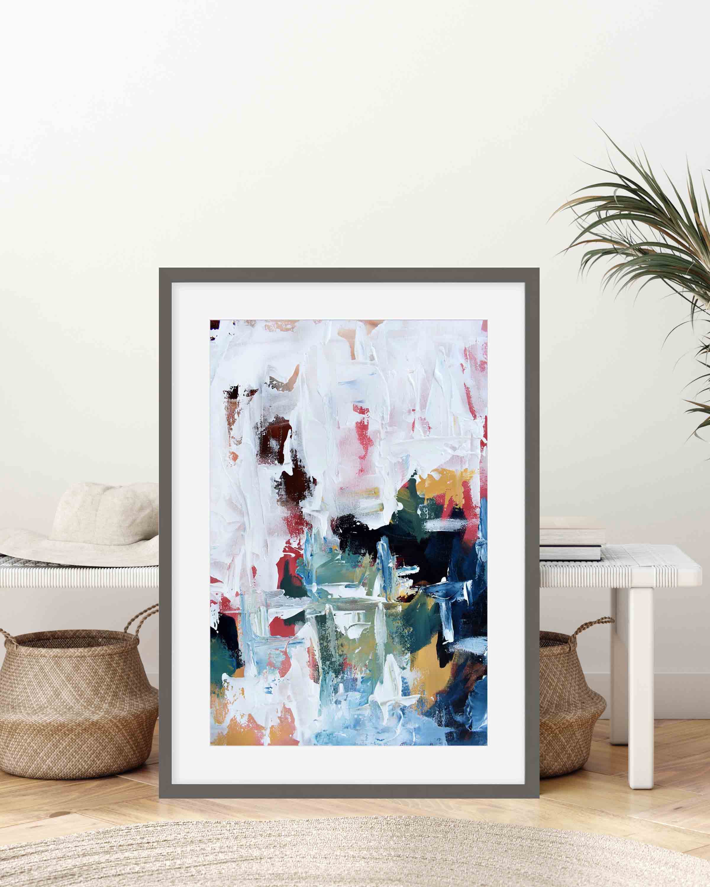 Abstract 184 Framed Art-framed-Wall Art Print-Abstract House