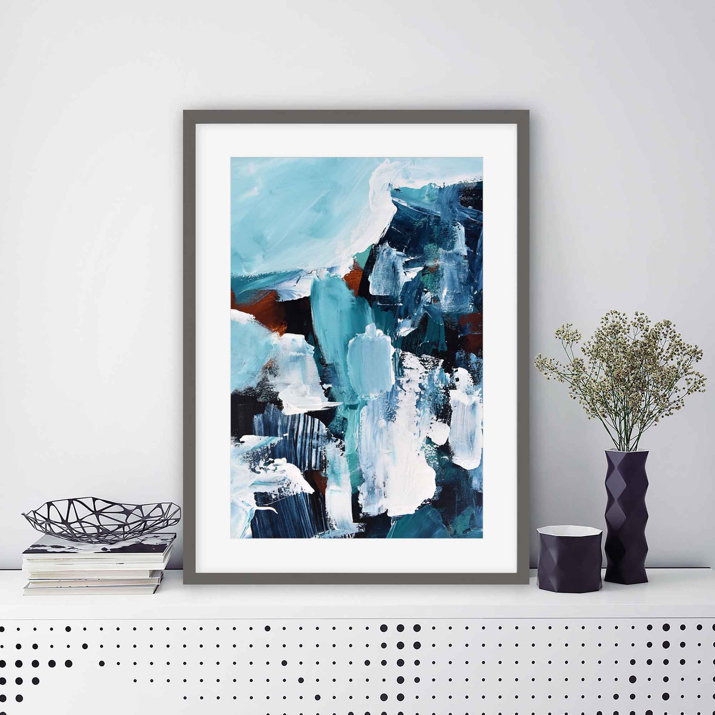 Abstract 187 Framed Art