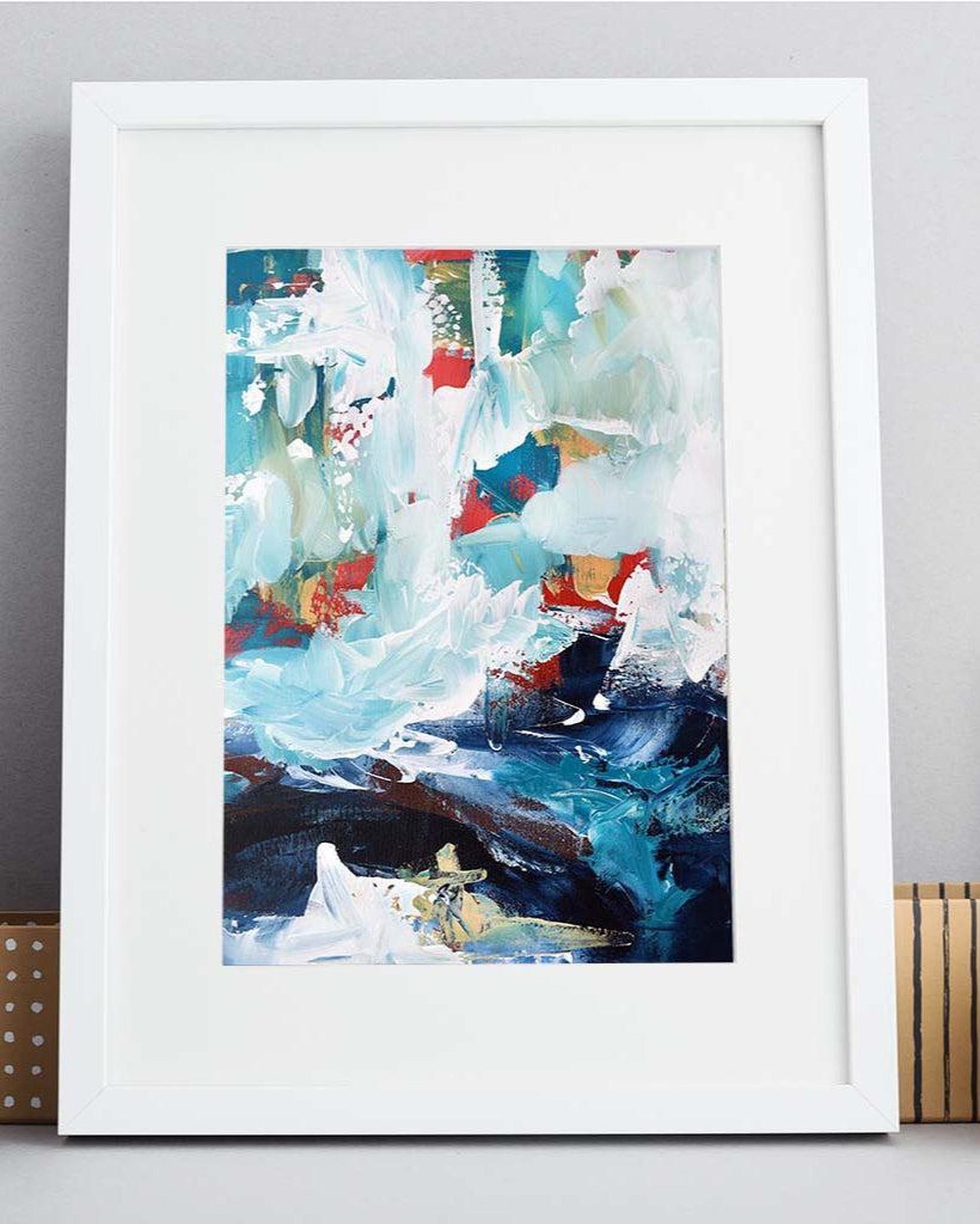 Abstract 237 Framed Art-framed-Wall Art Print-Abstract House