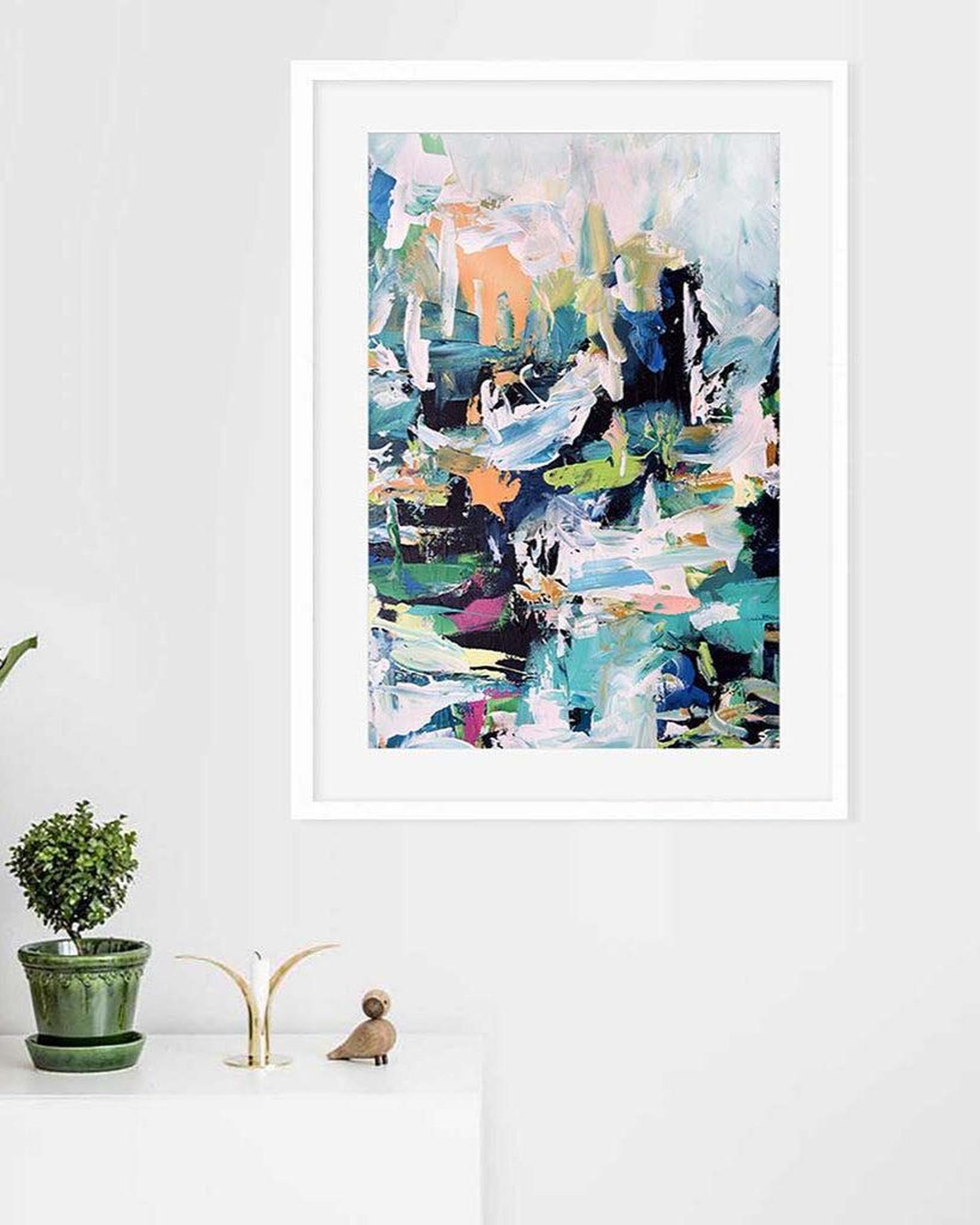 Abstract 240 Framed Art-framed-Wall Art Print-Abstract House
