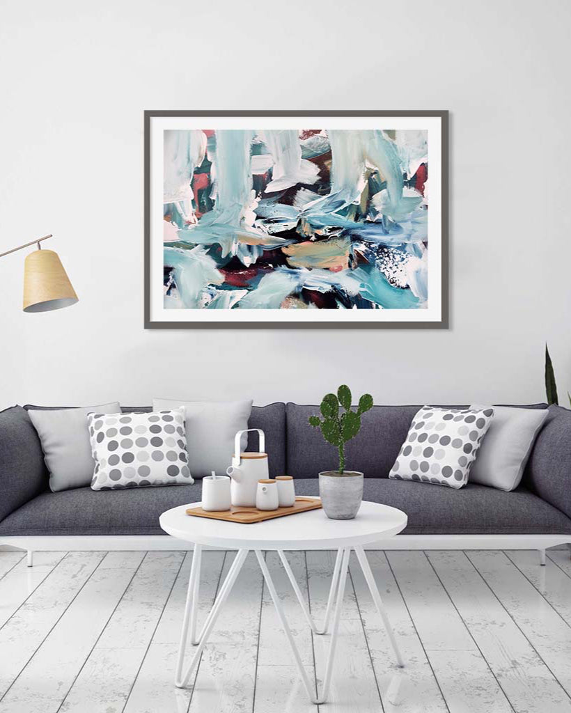 Abstract 244 Framed Art-framed-Wall Art Print-Abstract House