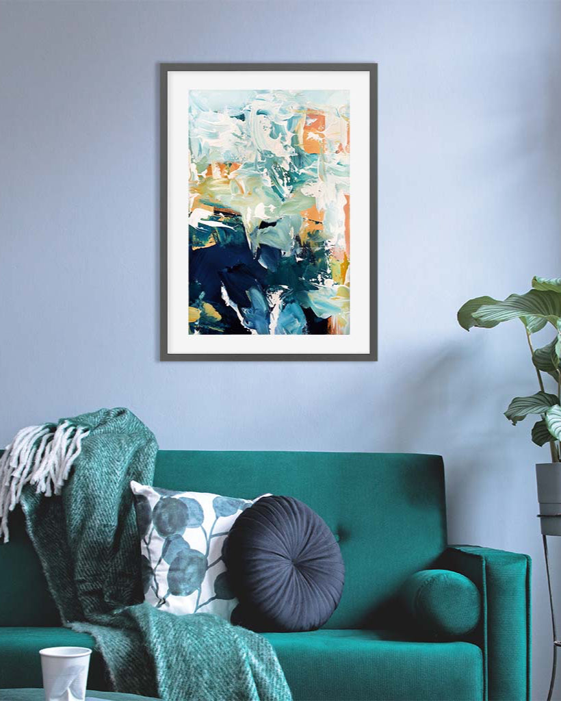 Abstract 250 Framed Art-framed-Wall Art Print-Abstract House