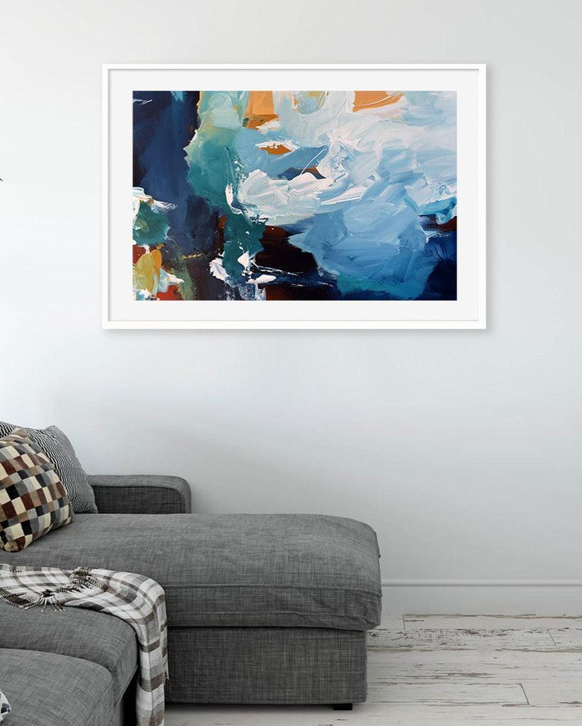 Abstract 263 Framed Art-framed-Wall Art Print-Abstract House