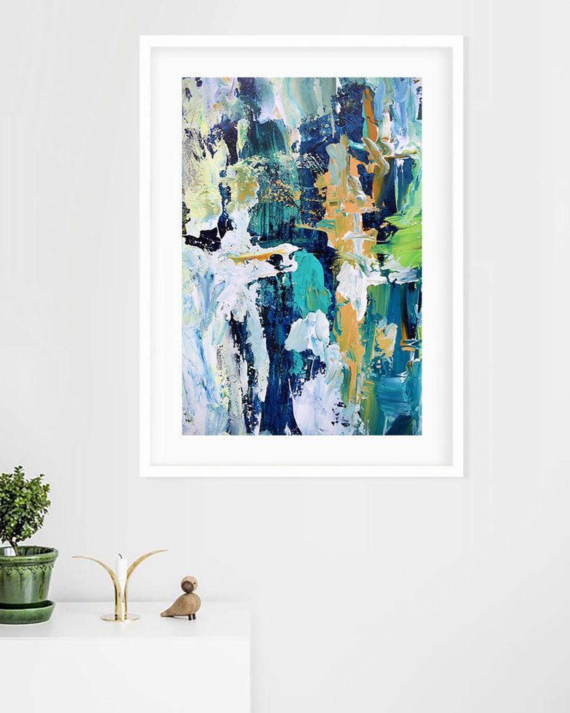 Abstract 283 Framed Art-framed-Wall Art Print-Abstract House