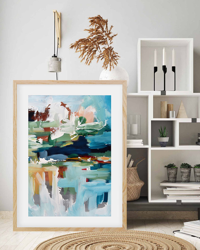 Abstract 354 Framed Art-framed-Wall Art Print-Abstract House