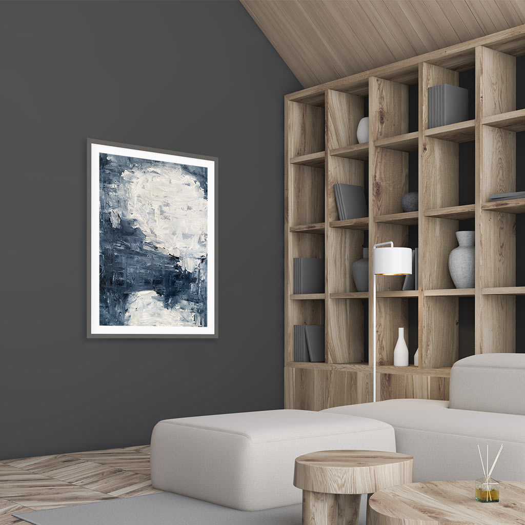 Abstract 508 Art Print-framed-Wall Art Print-Abstract House