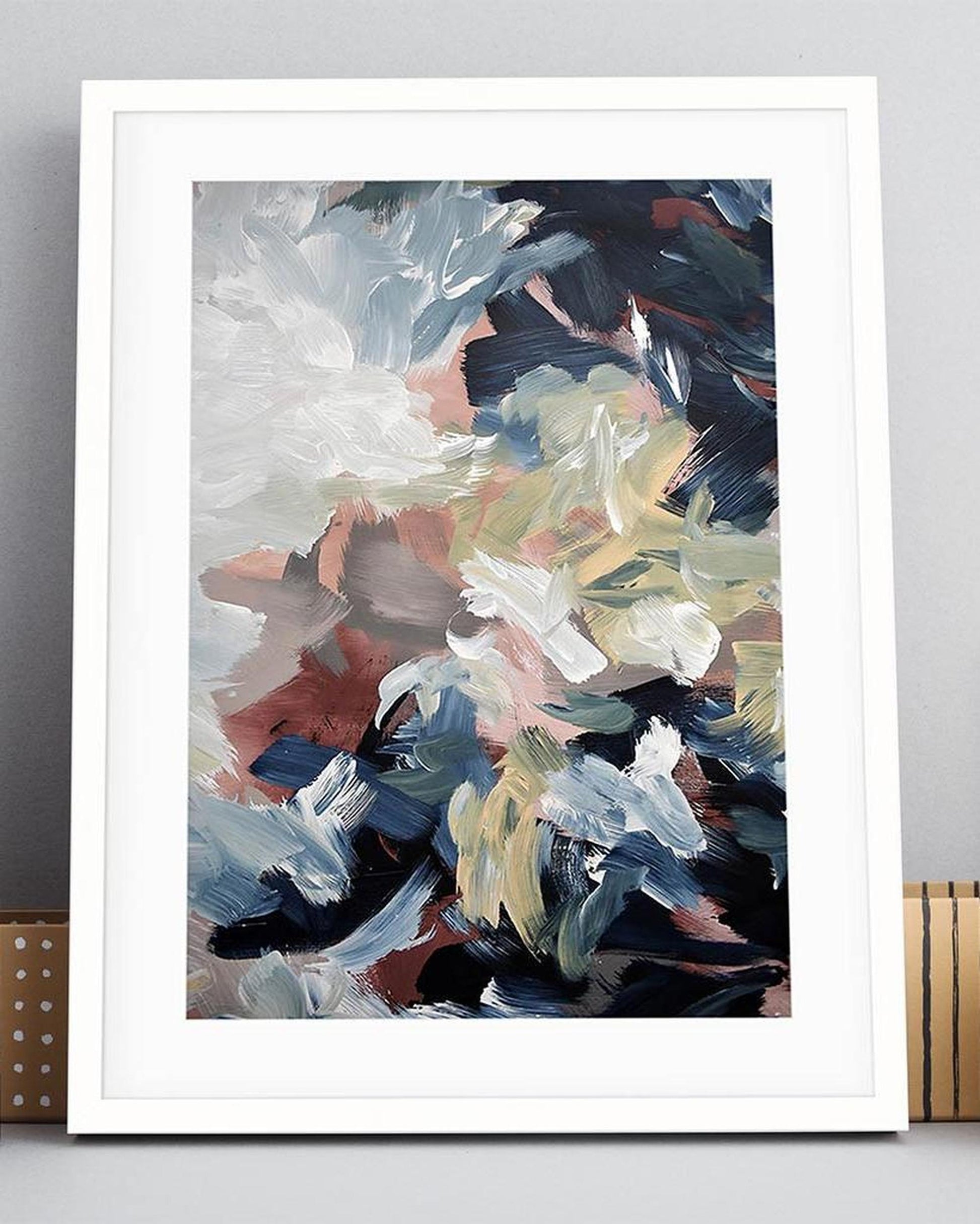 Abstract 511 Framed Art-framed-Wall Art Print-Abstract House