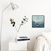 Quiet Space Original Painting - - Abstract House