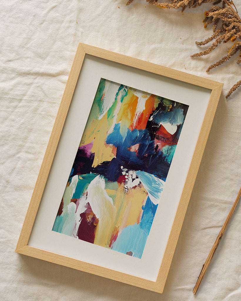 Colour Block 47 Limited Edition Print-framed-Limited Edition-Abstract House