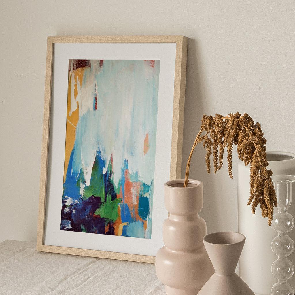 Colour Block 48 Limited Edition Print-framed-Limited Edition-Abstract House