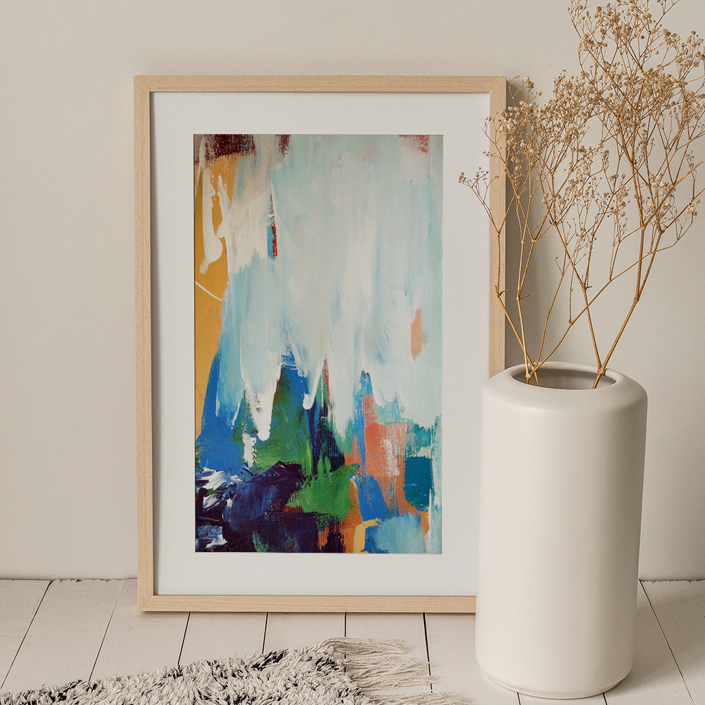 Colour Block 48 Limited Edition Print-framed-Limited Edition-Abstract House