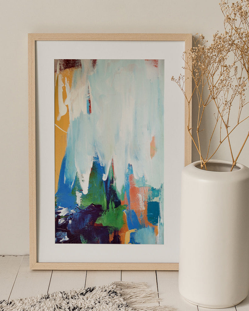 Colour Block 48 Limited Edition Print-framed-Limited Edition-Abstract House