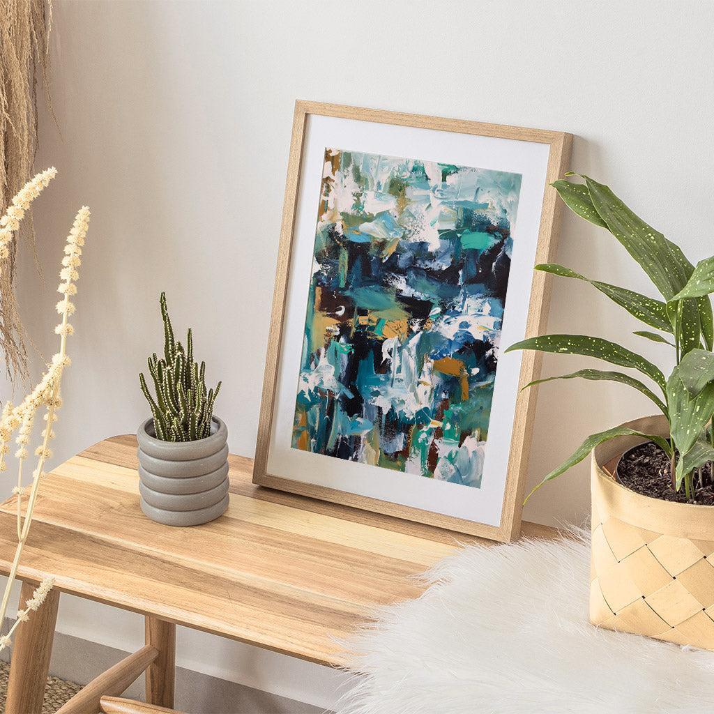 Colour Block 54 Limited Edition Print-framed-Limited Edition-Abstract House