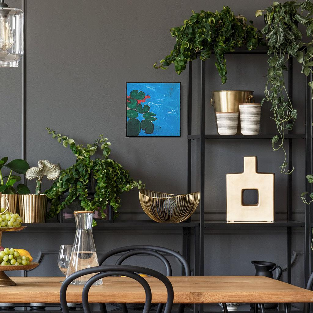 Sanctuary Original Painting - - Abstract House