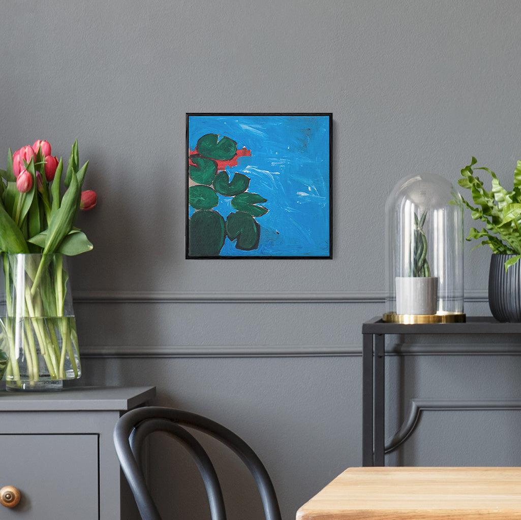 Sanctuary Original Painting - - Abstract House