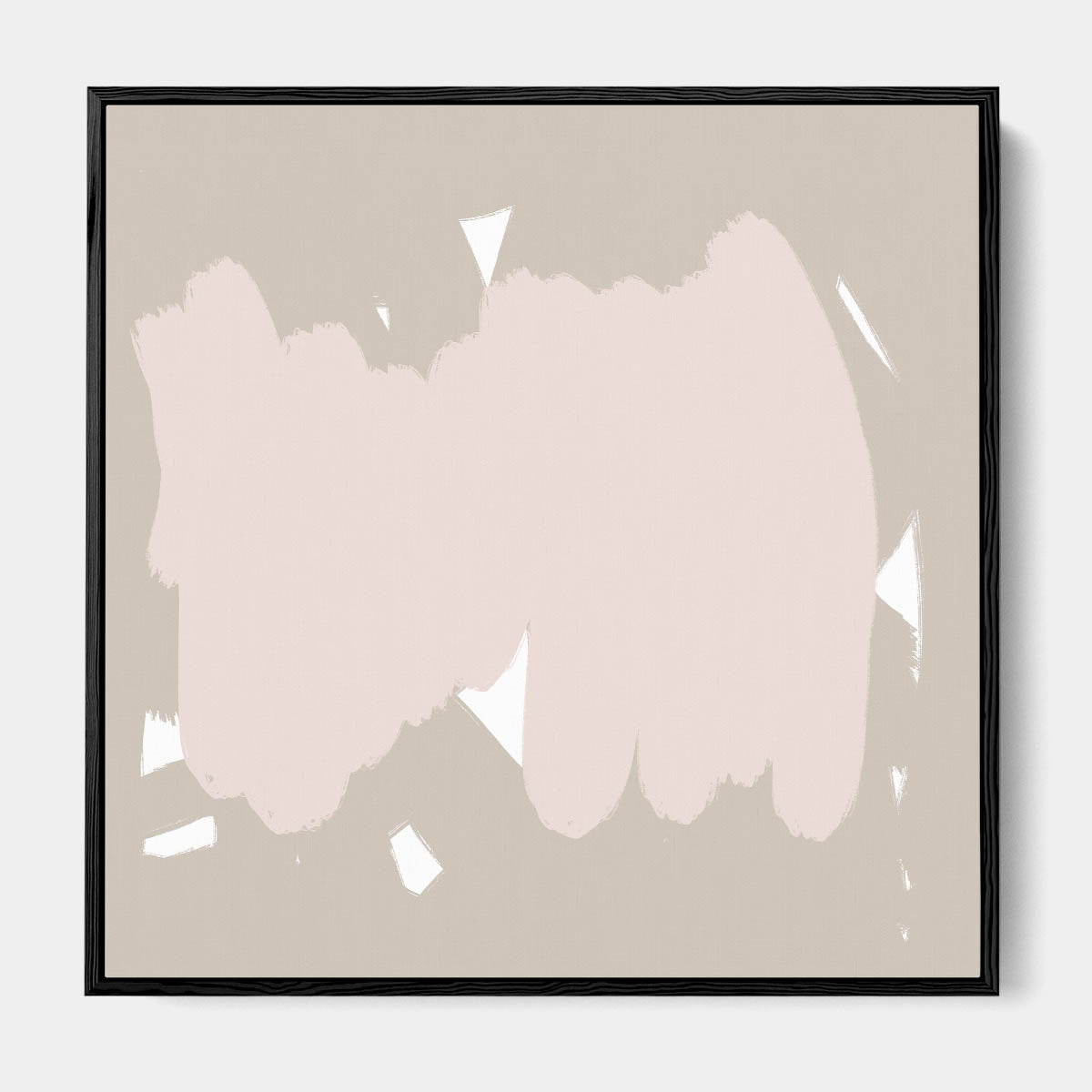 Abstract Study XII Framed Canvas-framed-Square Canvas Prints-Abstract House