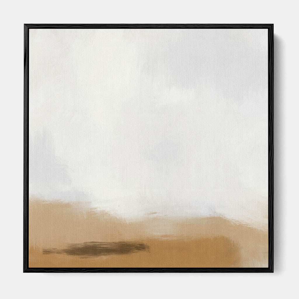 Foggy Dunes Framed Canvas-framed-Square Canvas Prints-Abstract House