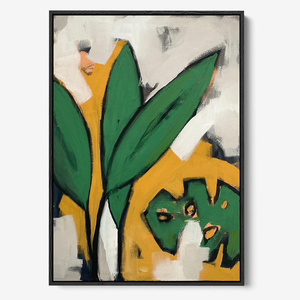 Summer Garden Original Painting - - Abstract House