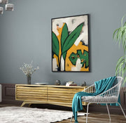 Summer Garden Original Painting - - Abstract House