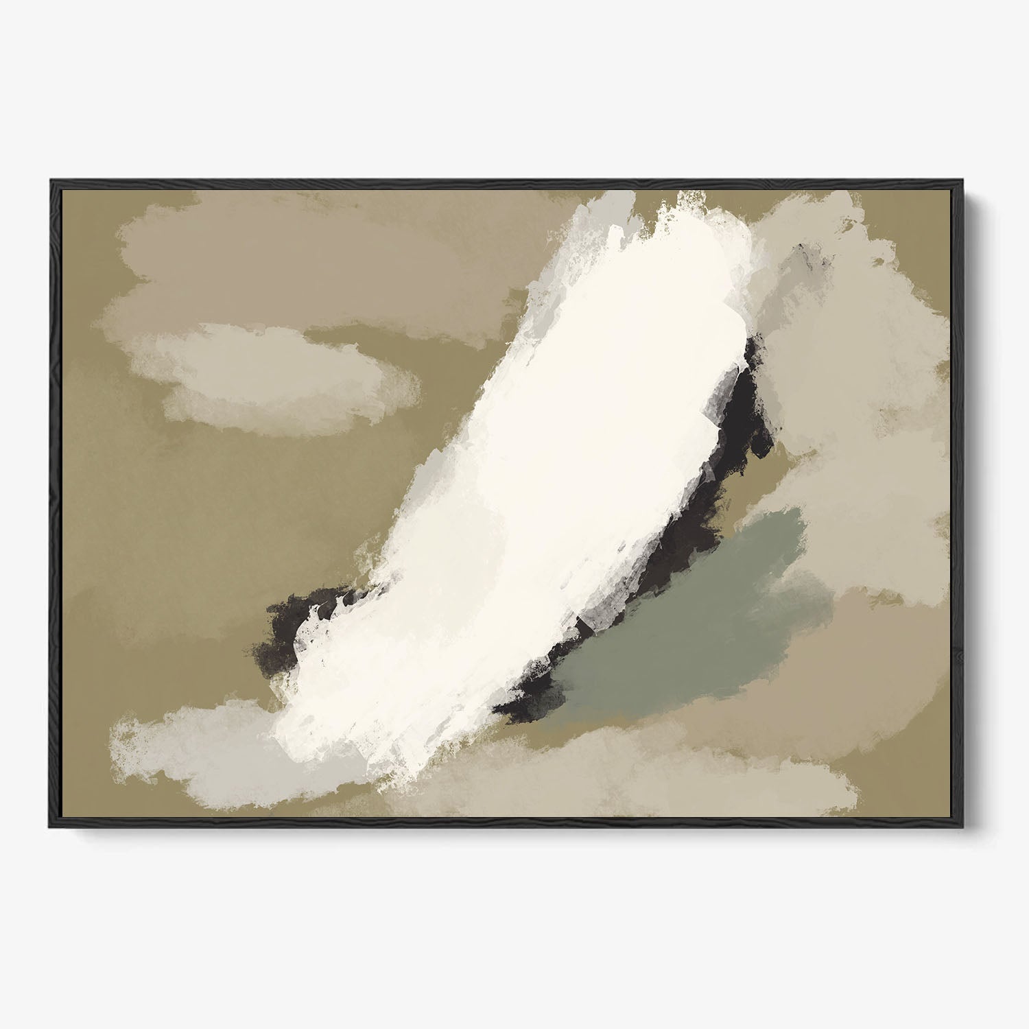 The Olive Branch Framed Canvas-framed-Canvas Prints-Abstract House