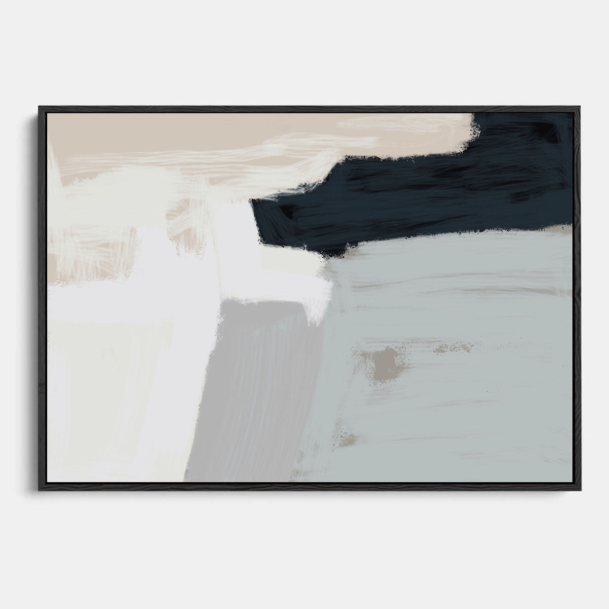 Untitled I Framed Canvas-framed-Canvas Prints-Abstract House