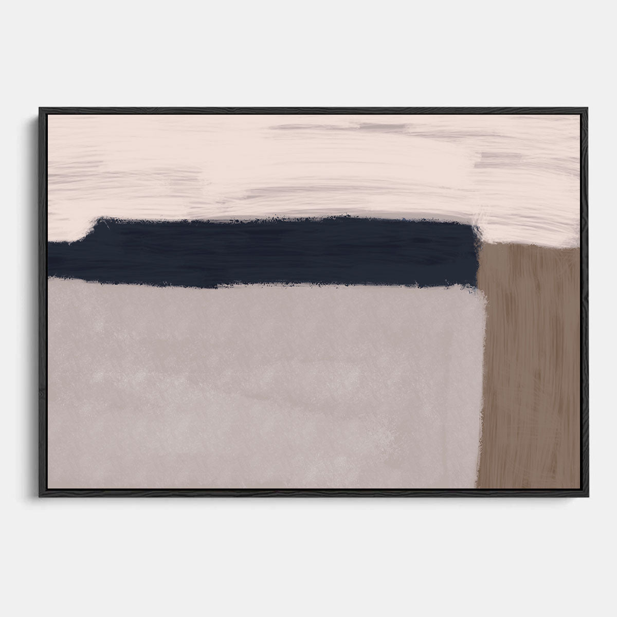 Untitled II Framed Canvas-framed-Canvas Prints-Abstract House