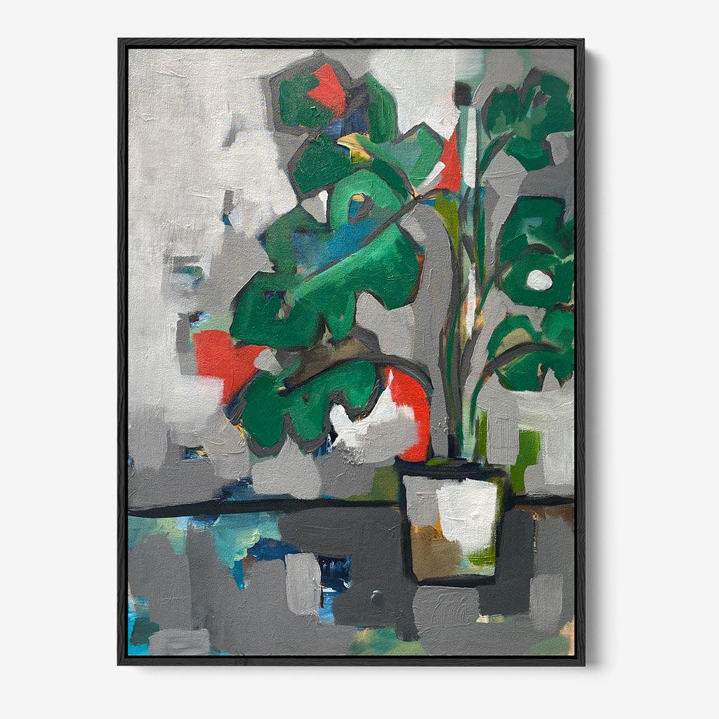 Urban Botanicals 3 Original Painting - - Abstract House