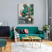 Urban Botanicals 3 Original Painting - - Abstract House