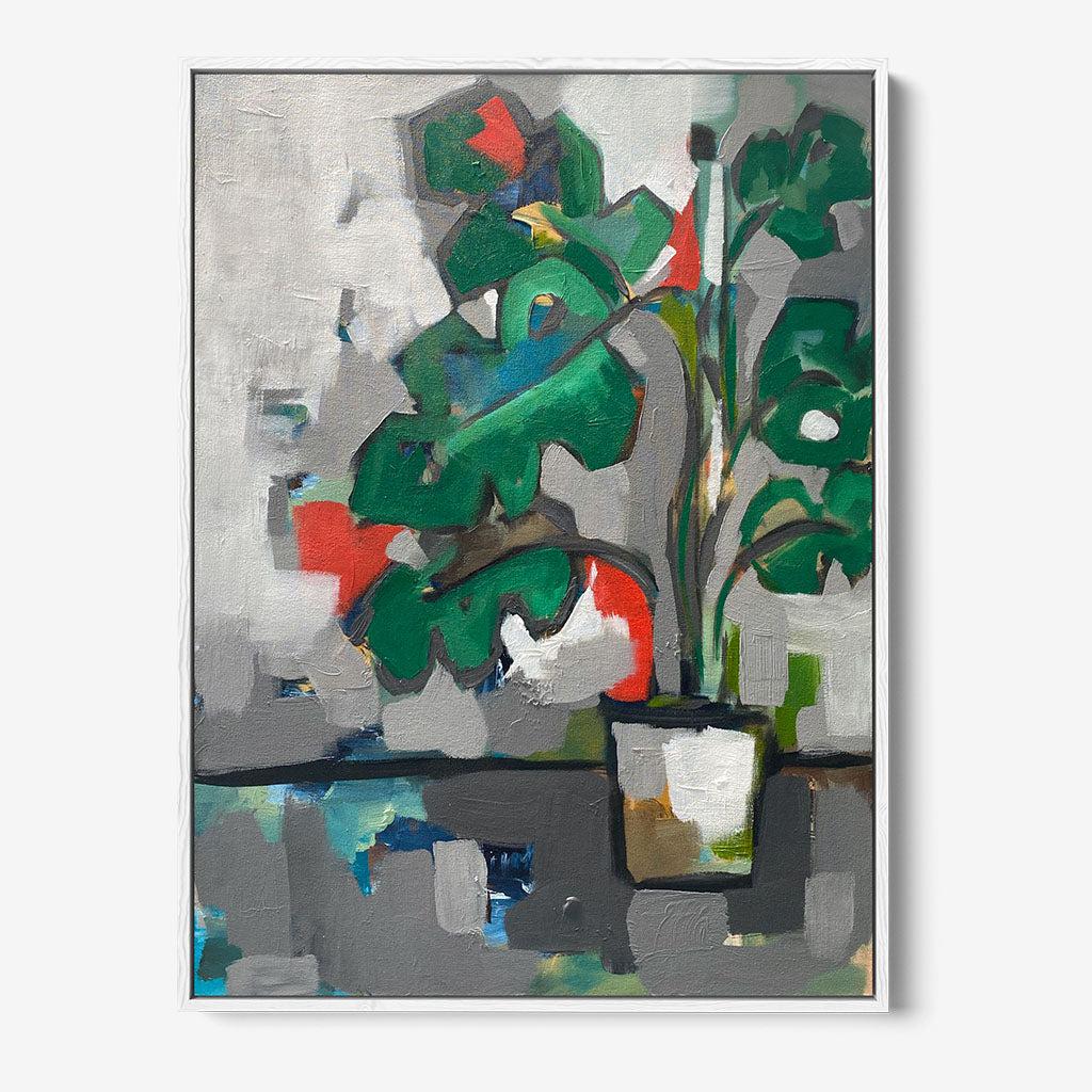 Urban Botanicals 3 Original Painting - - Abstract House