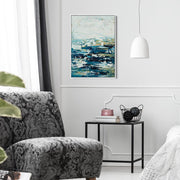 Warm Ocean Original Painting - - Abstract House