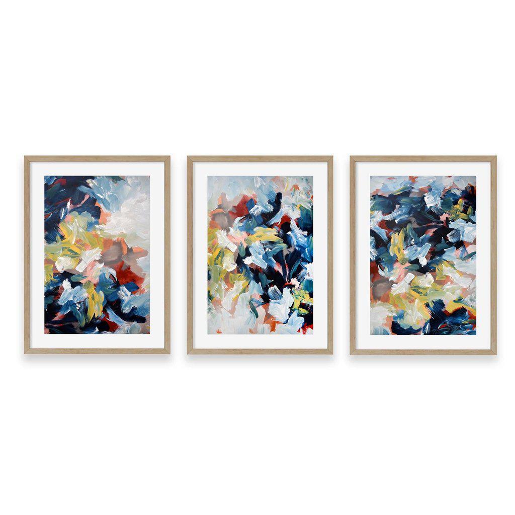 A Cluster Of Colours - Print Set Of 3