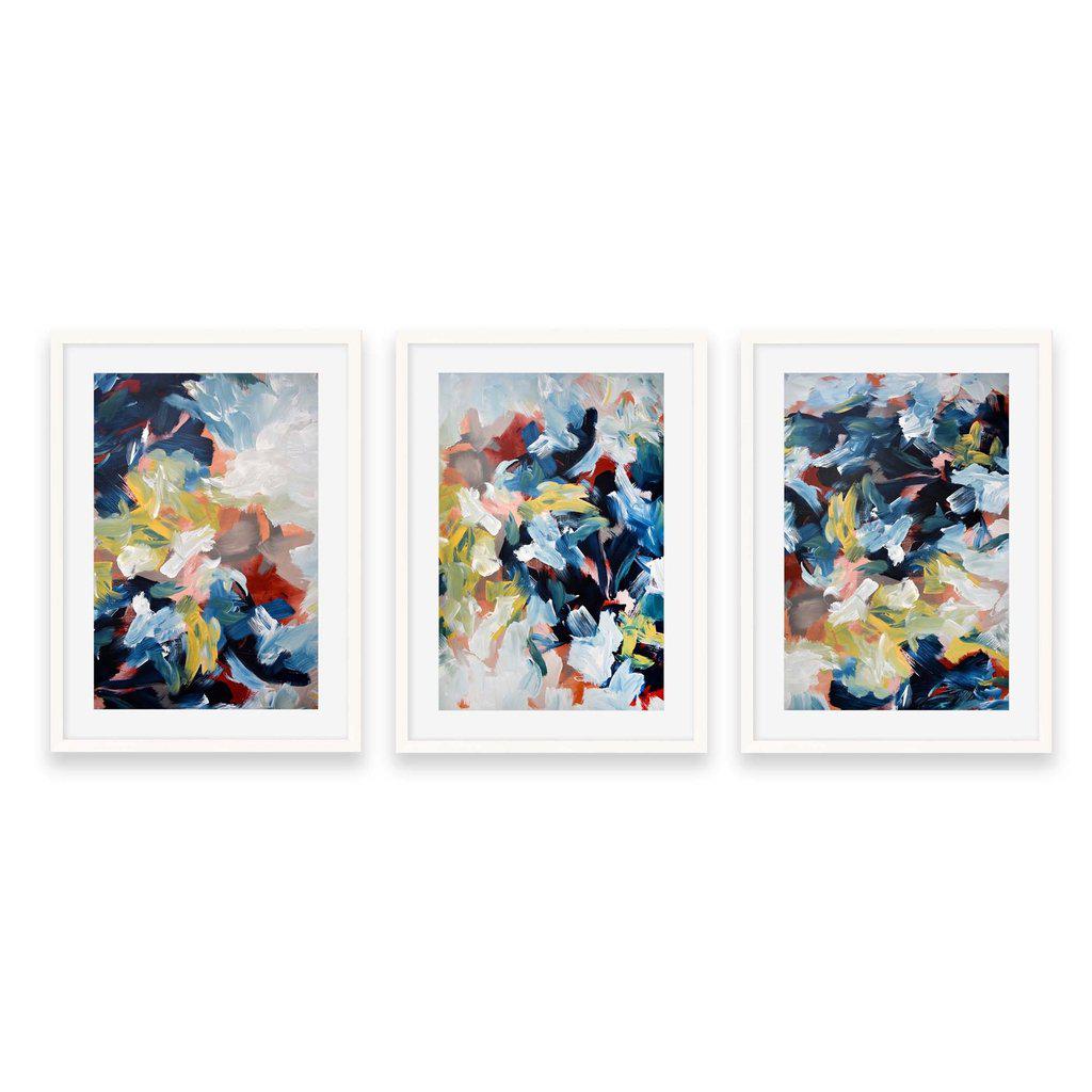 A Cluster Of Colours - Print Set Of 3
