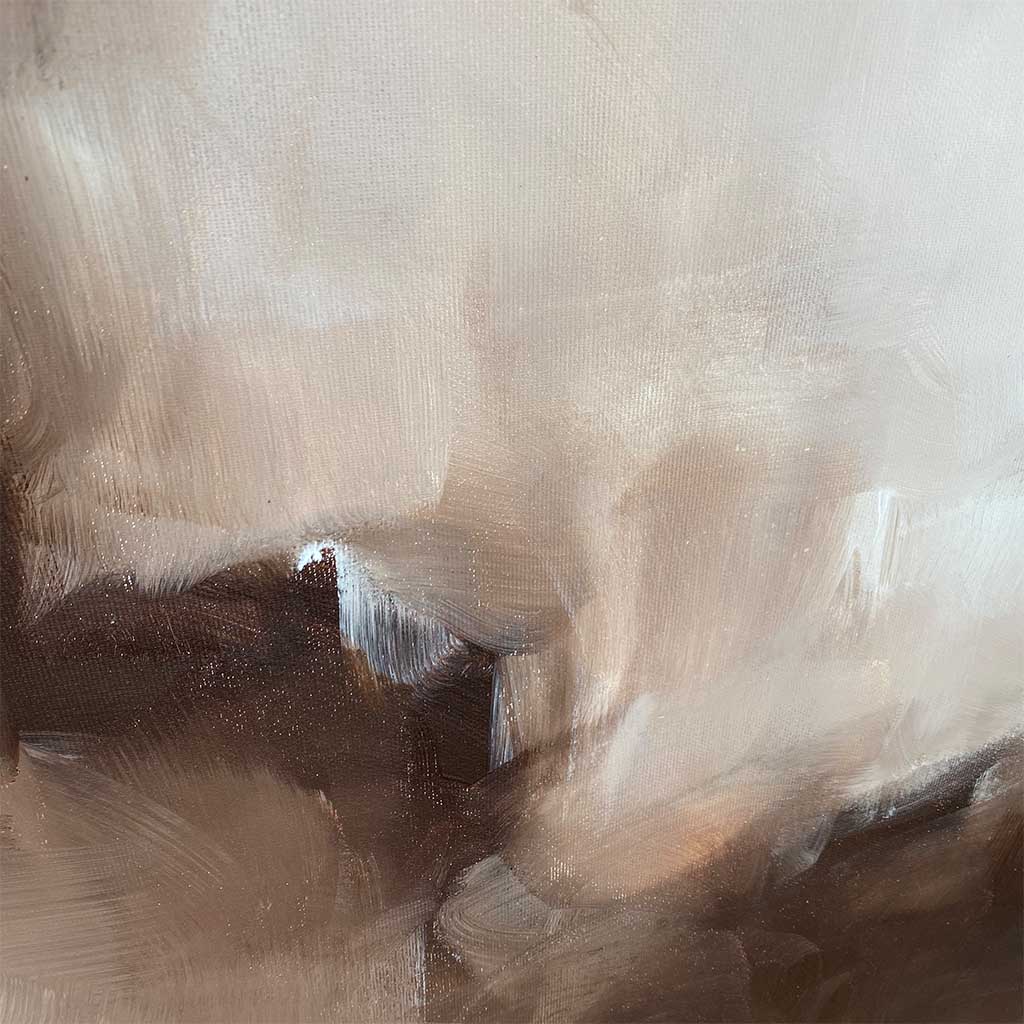 A Conversation At Dawn - Original Painting Painting - Abstract House