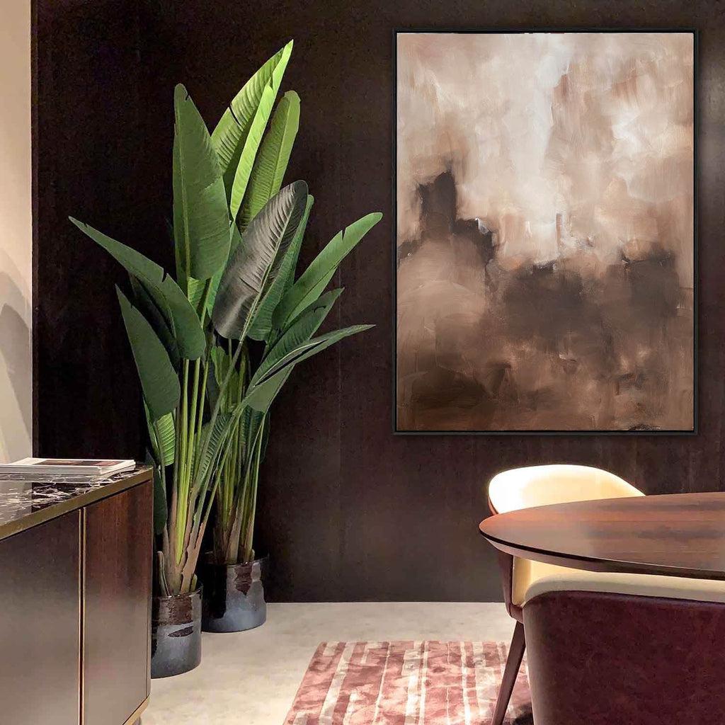 A Conversation At Dawn - Original Painting Painting - Abstract House