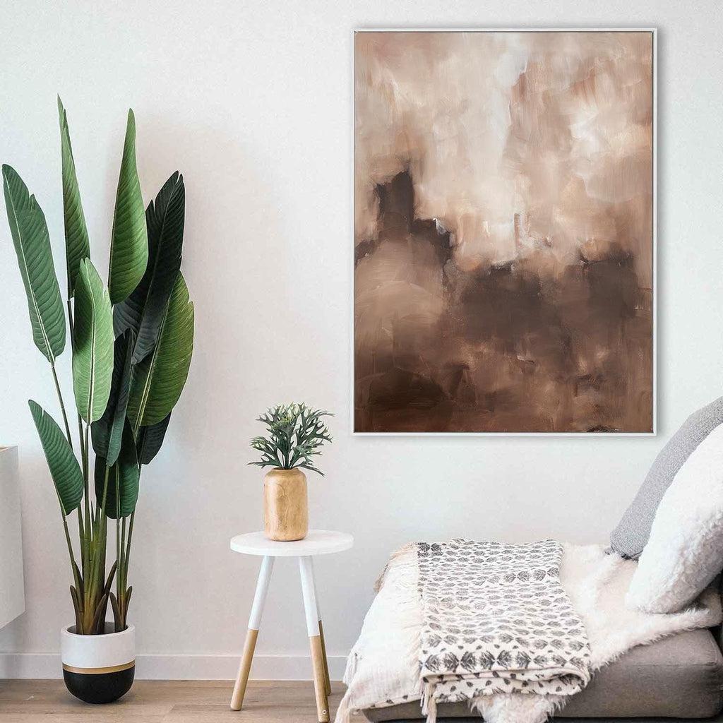 A Conversation At Dawn - Original Painting Painting - Abstract House