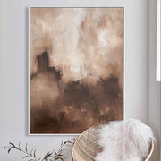 A Conversation At Dawn - Original Painting Painting - Abstract House