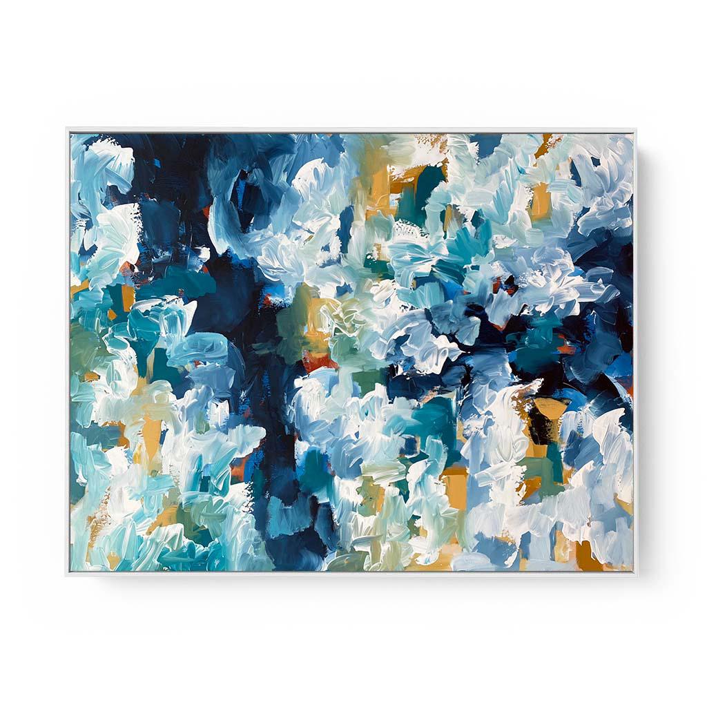 A New Beginning V - Original Painting Painting - Abstract House