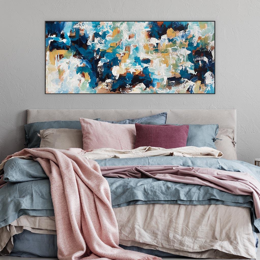 A New Page - 150 x 60 cm - Original Painting Painting - Abstract House