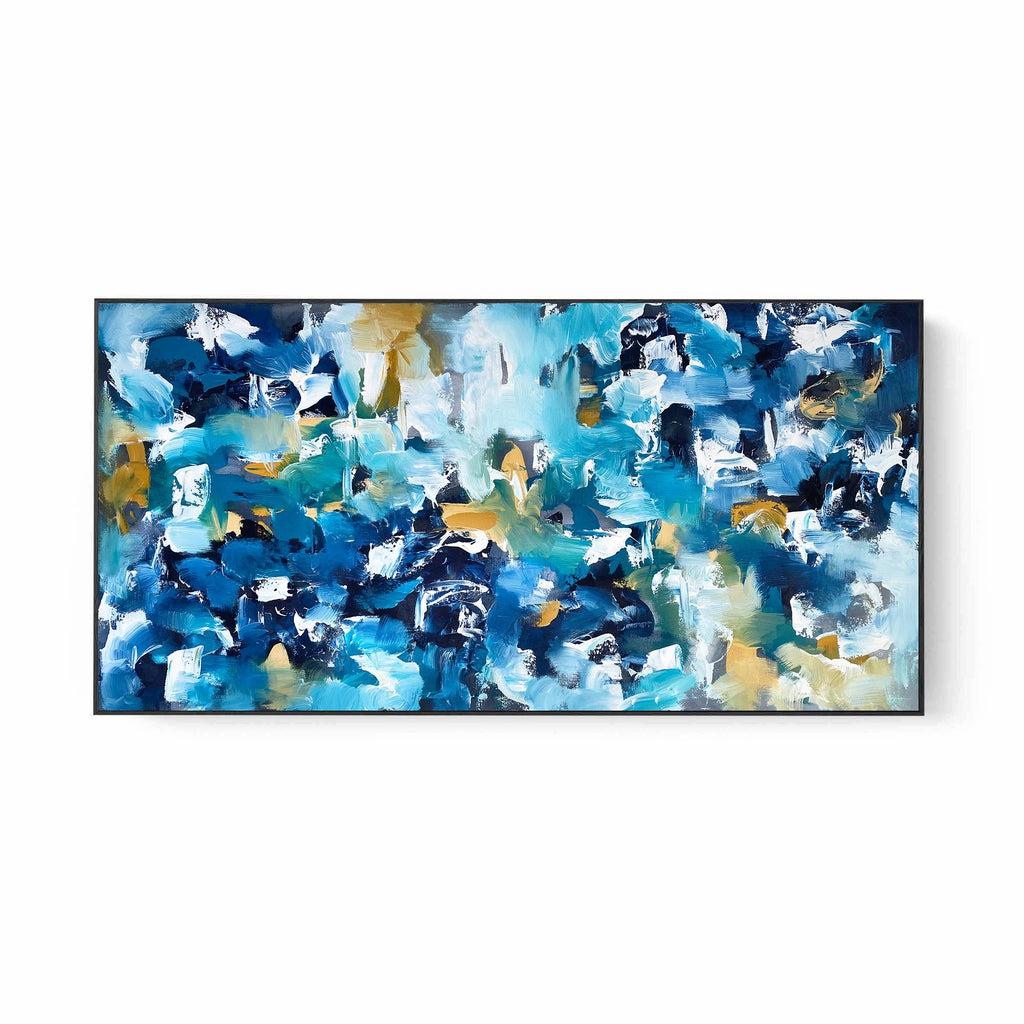 A Walk By The River Original Painting Painting - Abstract House