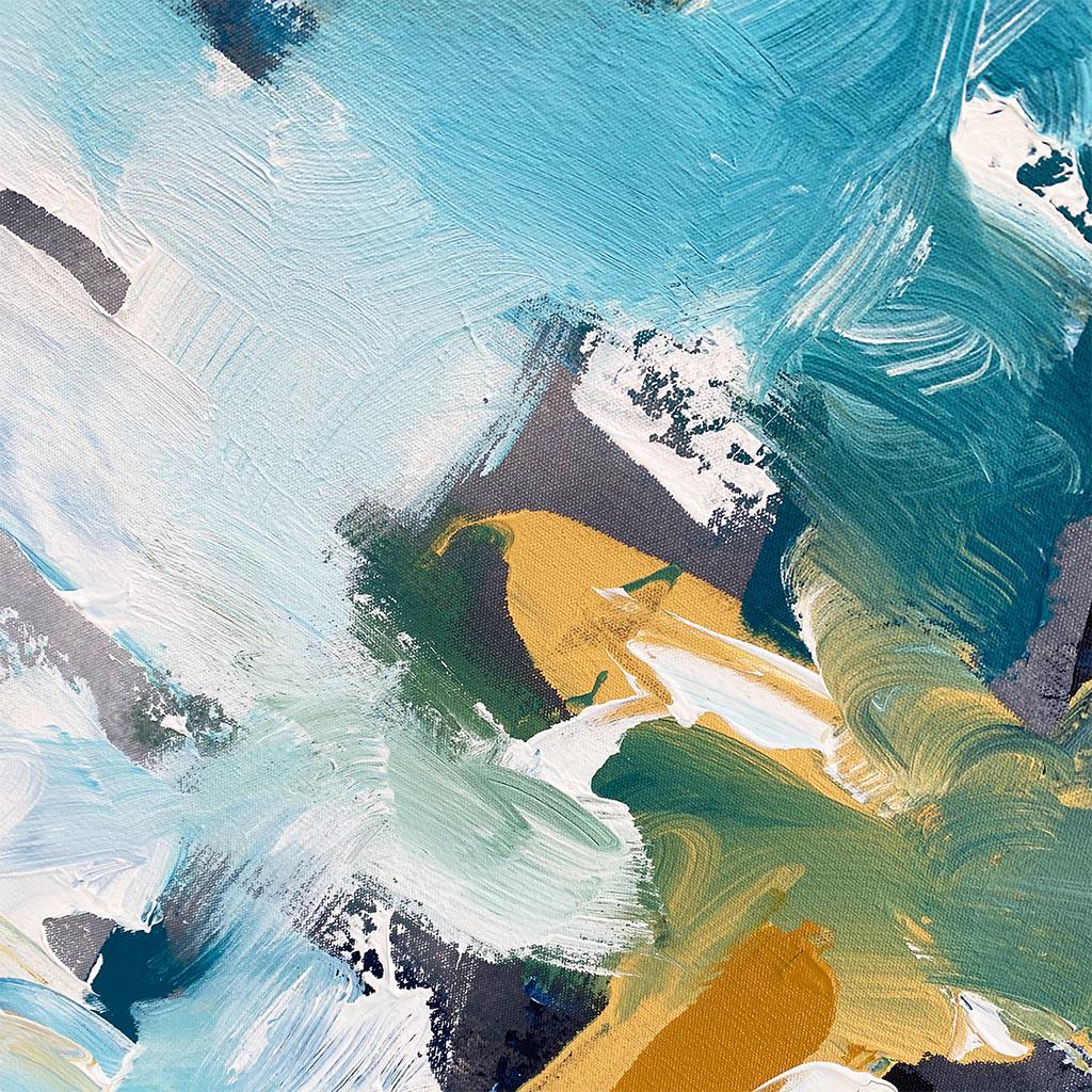 A Walk By The River Original Painting Painting - Abstract House