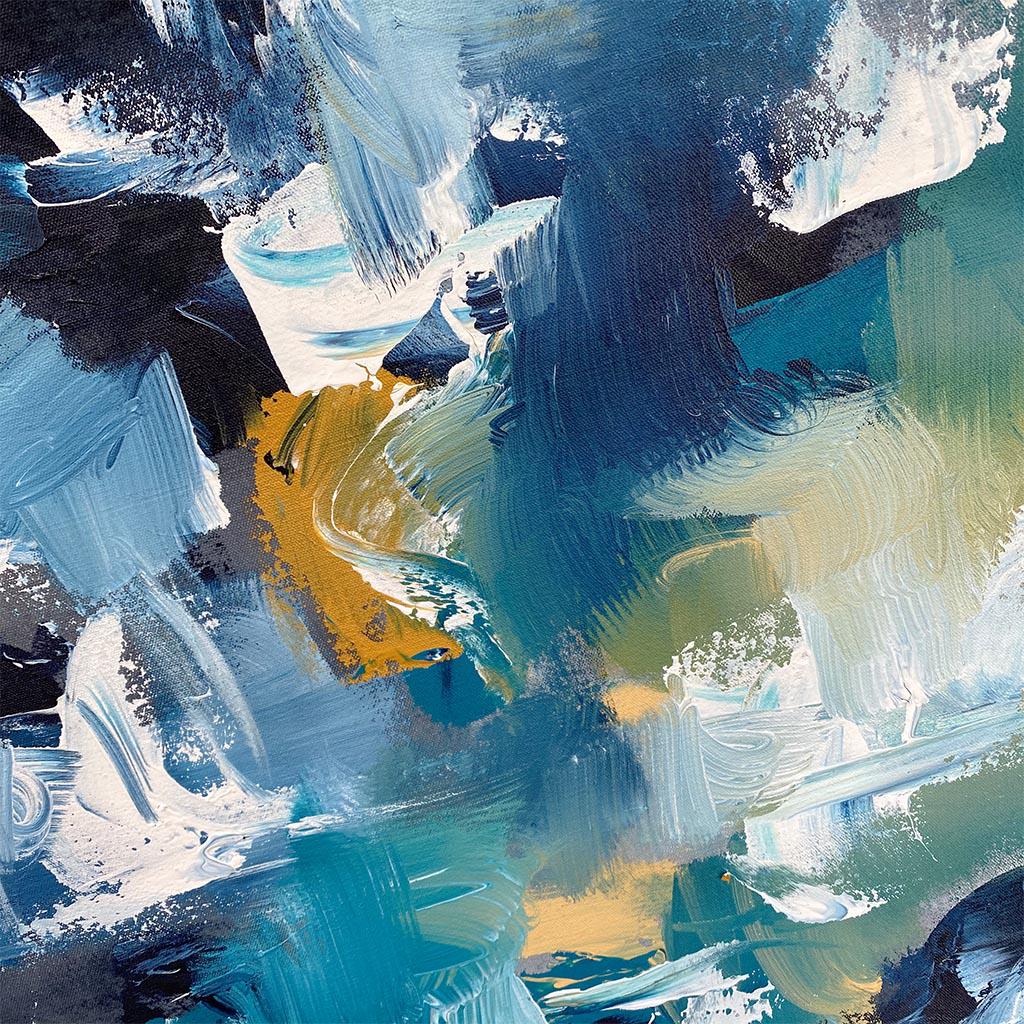 A Walk By The River Original Painting Painting - Abstract House